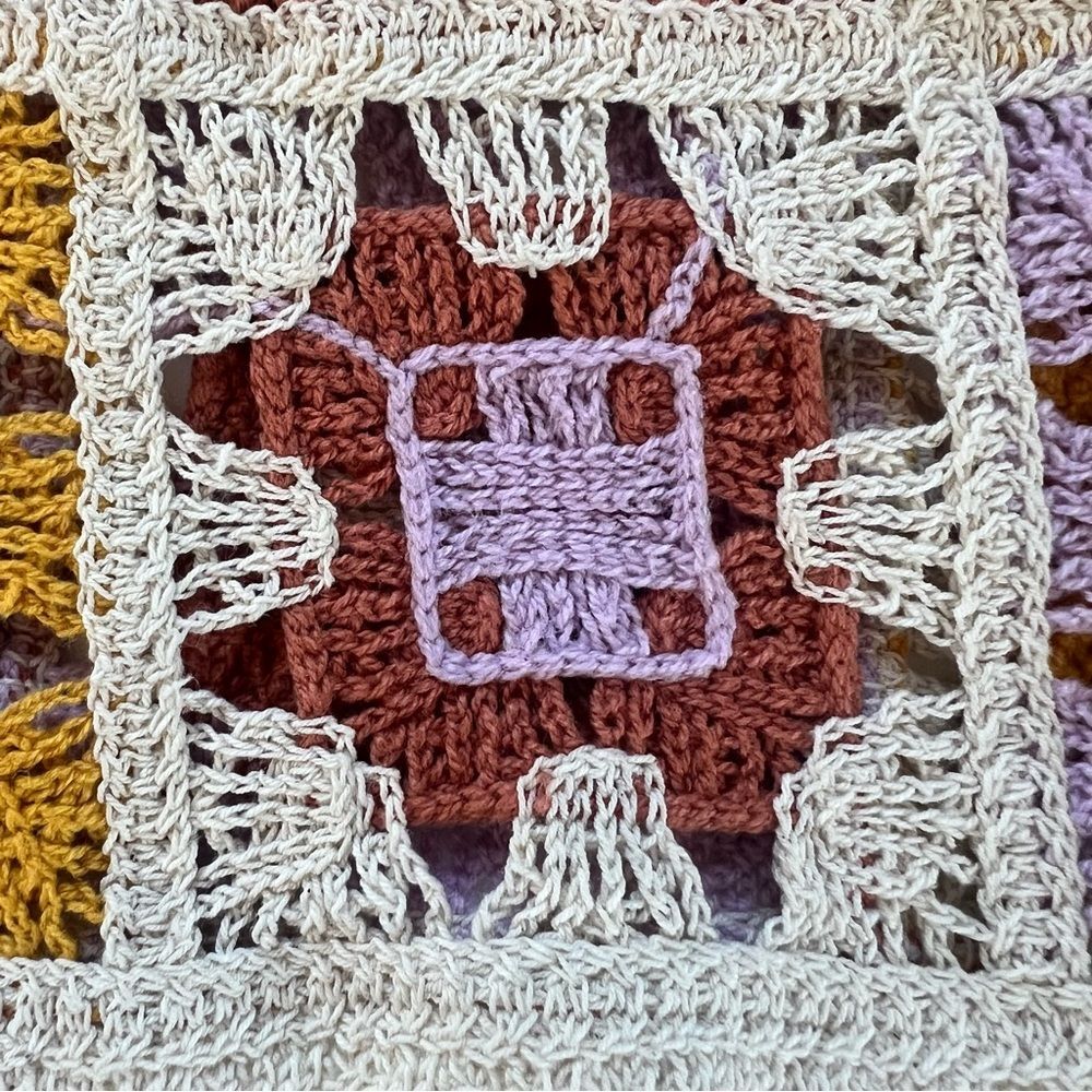 Rebellion Again Granny Square Patchwork Colorful … - image 4